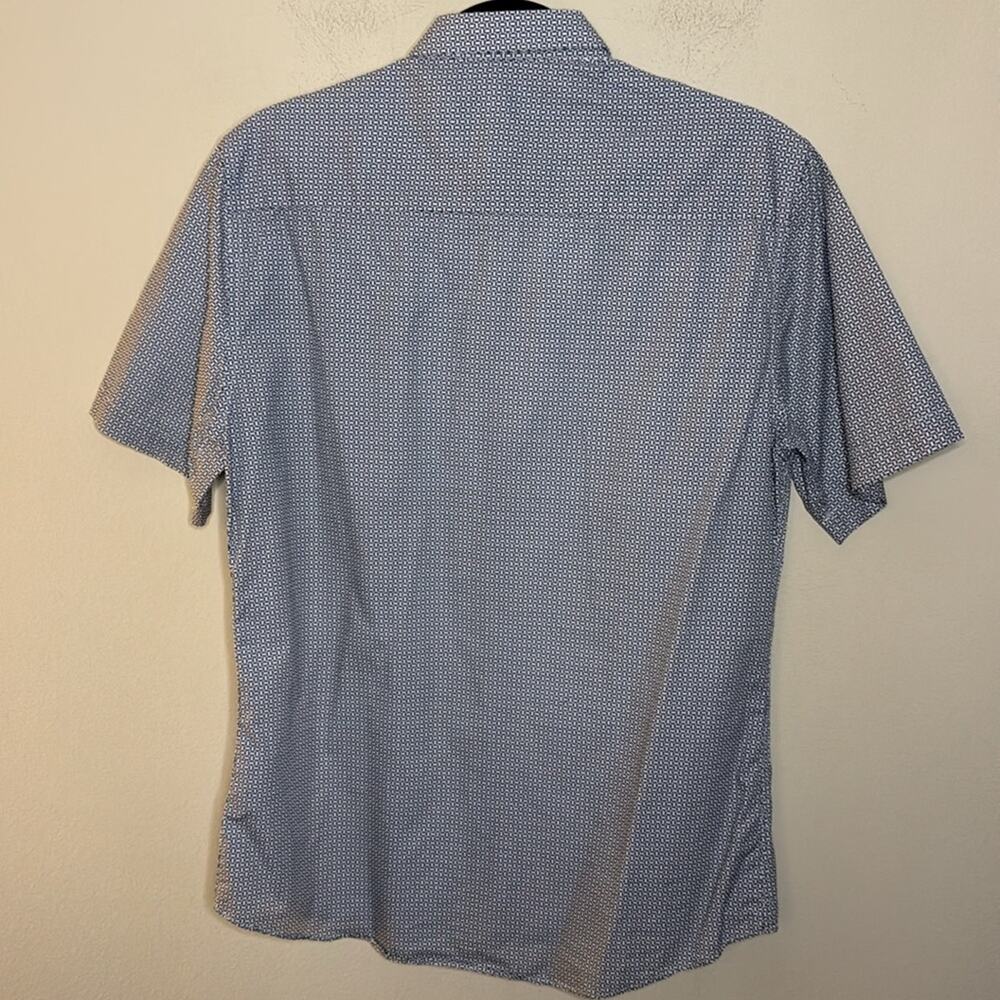 Topman Geometric Printed Button Up Shirt Size M - Picture 5 of 5